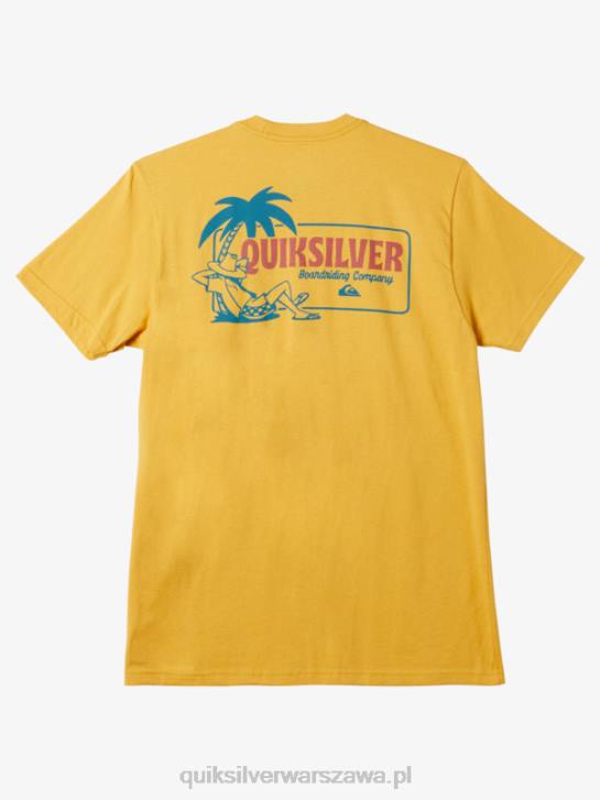 mężczyźni Quiksilver koszulka na przerwę 4DBV1193 jasne złoto