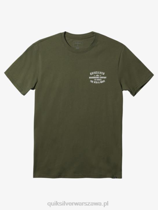 mężczyźni Quiksilver koszulka qs surf lockup 4DBV959 czterolistna koniczyna