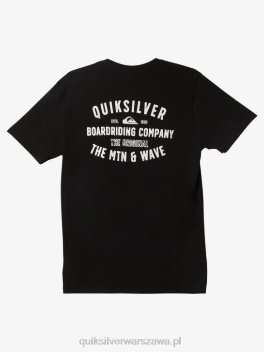 mężczyźni Quiksilver koszulka qs surf lockup 4DBV960 czarny