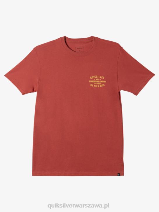 mężczyźni Quiksilver koszulka qs surf lockup 4DBV961 Marsala