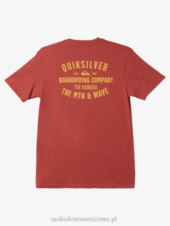 mężczyźni Quiksilver koszulka qs surf lockup 4DBV961 Marsala