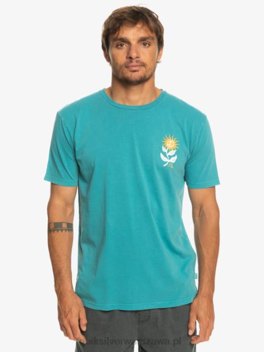 mężczyźni Quiksilver koszulka w kolorze słońca 4DBV1021 bretoński niebieski