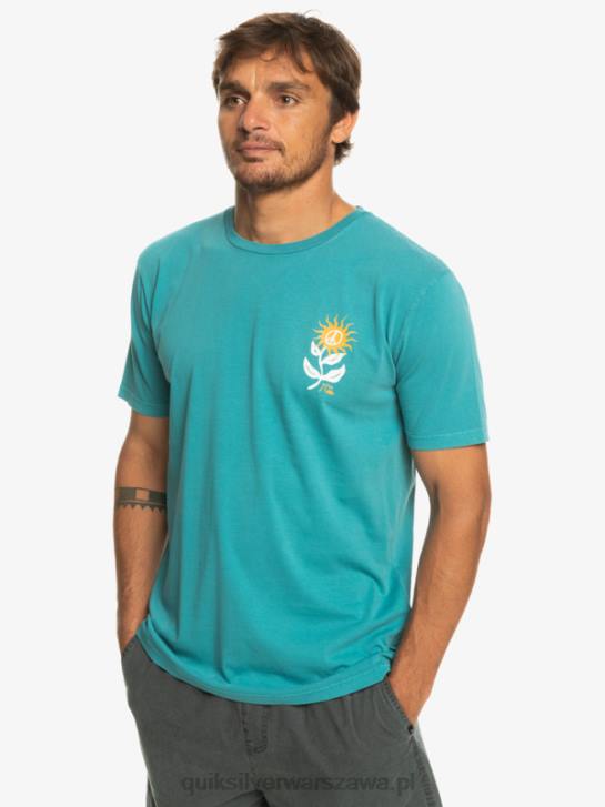 mężczyźni Quiksilver koszulka w kolorze słońca 4DBV1021 bretoński niebieski