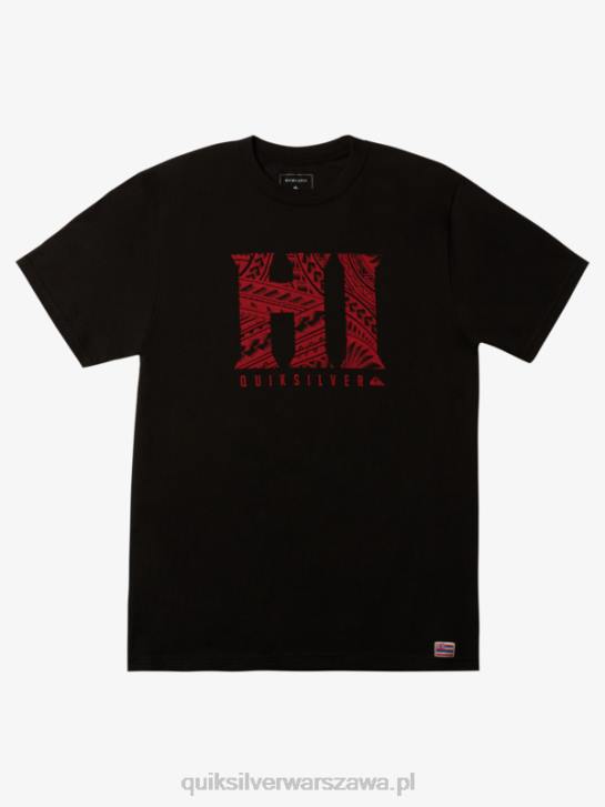 mężczyźni Quiksilver koszulka z Hawajów 4DBV1103 czarny