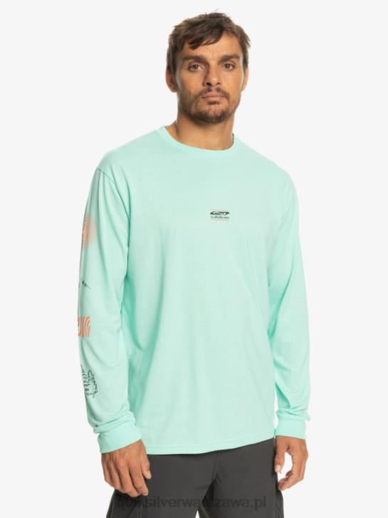 mężczyźni Quiksilver koszulka z długim rękawem fragment natury 4DBV1037 szkło plażowe