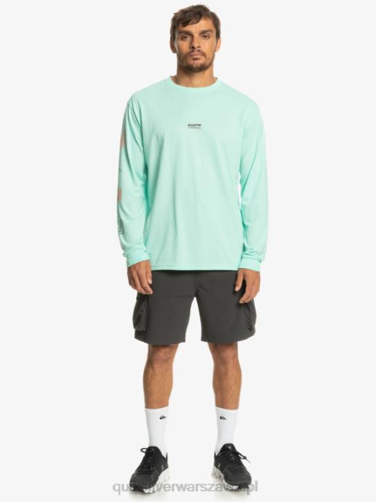 mężczyźni Quiksilver koszulka z długim rękawem fragment natury 4DBV1037 szkło plażowe