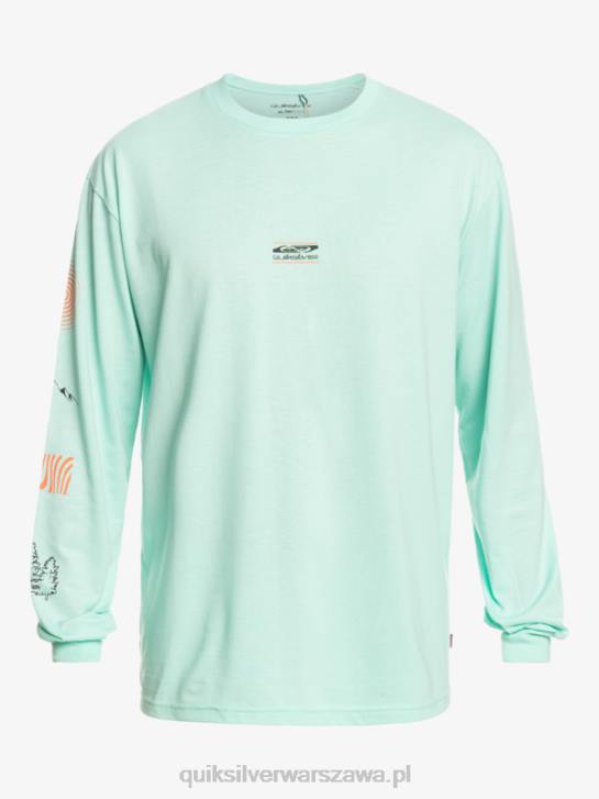 mężczyźni Quiksilver koszulka z długim rękawem fragment natury 4DBV1037 szkło plażowe