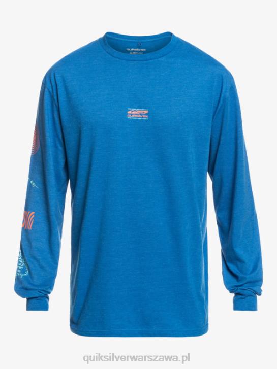 mężczyźni Quiksilver koszulka z długim rękawem fragment natury 4DBV1038 nurkowanie w kolorze niebieskim