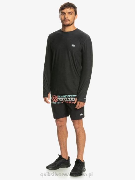 mężczyźni Quiksilver koszulka z długim rękawem typu coast runner 4DBV1348 fantomowy wrzos
