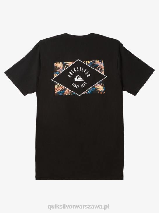 mężczyźni Quiksilver koszulka z kółkiem 4DBV1118 czarny