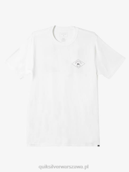 mężczyźni Quiksilver koszulka z kółkiem 4DBV1119 biały