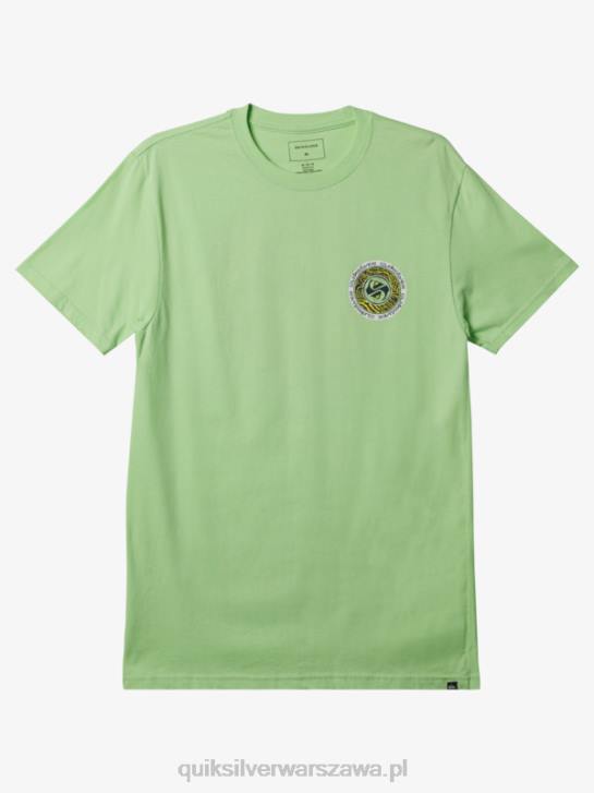 mężczyźni Quiksilver koszulka z kółkiem 4DBV306 rajska zieleń