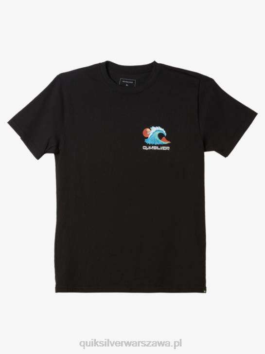 mężczyźni Quiksilver koszulka z łóżkiem oceanicznym 4DBV1476 czarny