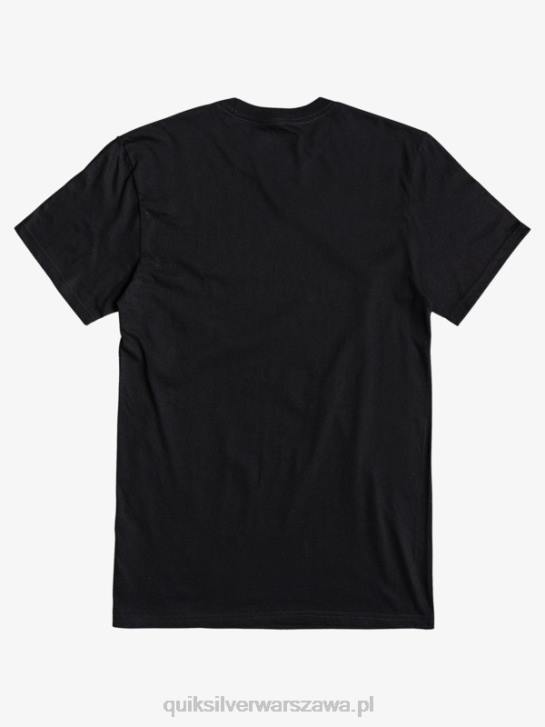 mężczyźni Quiksilver koszulka z logo firmy 4DBV1383 czarny