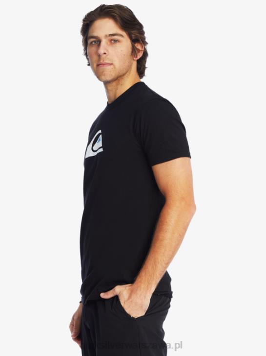 mężczyźni Quiksilver koszulka z logo firmy 4DBV1383 czarny