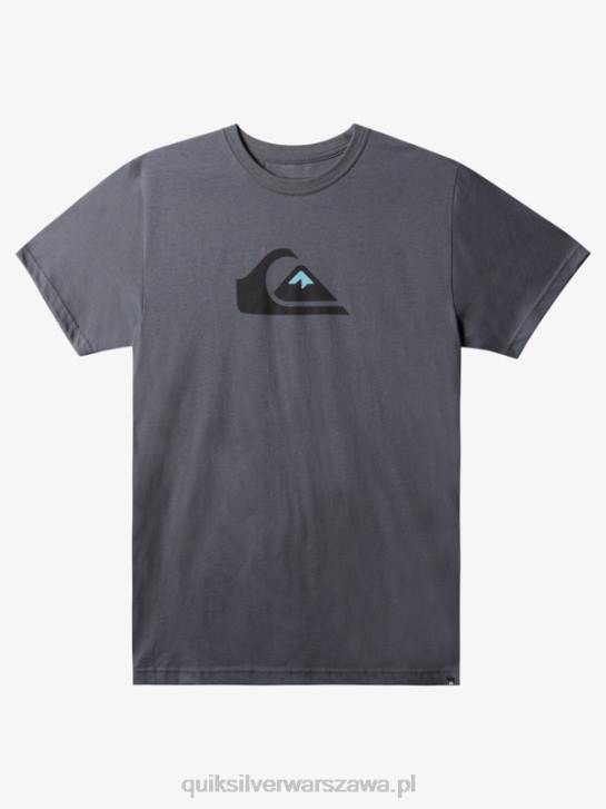 mężczyźni Quiksilver koszulka z logo firmy 4DBV1386 Stalowa brama