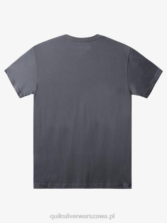 mężczyźni Quiksilver koszulka z logo firmy 4DBV1386 Stalowa brama