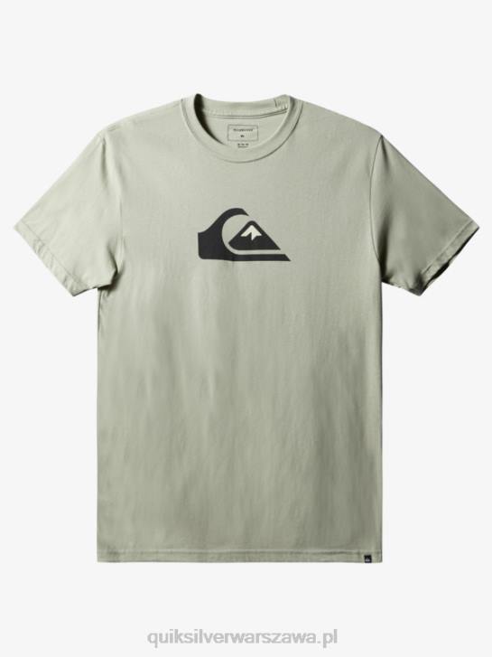 mężczyźni Quiksilver koszulka z logo firmy 4DBV1387 szałwia pustynna