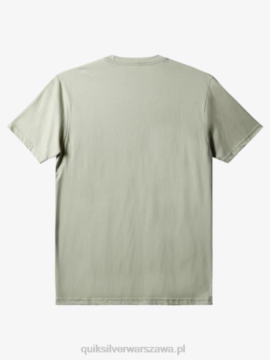 mężczyźni Quiksilver koszulka z logo firmy 4DBV1387 szałwia pustynna