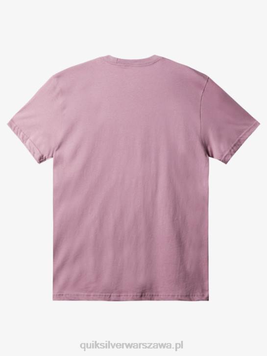 mężczyźni Quiksilver koszulka z logo firmy 4DBV1388 zakurzona orchidea