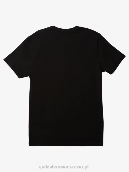 mężczyźni Quiksilver koszulka z logo firmy 4DBV189 czarny