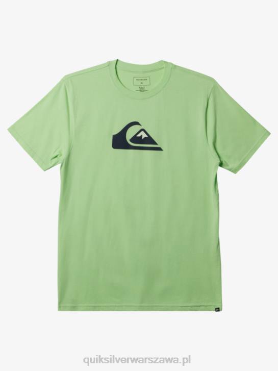 mężczyźni Quiksilver koszulka z logo firmy 4DBV196 rajska zieleń