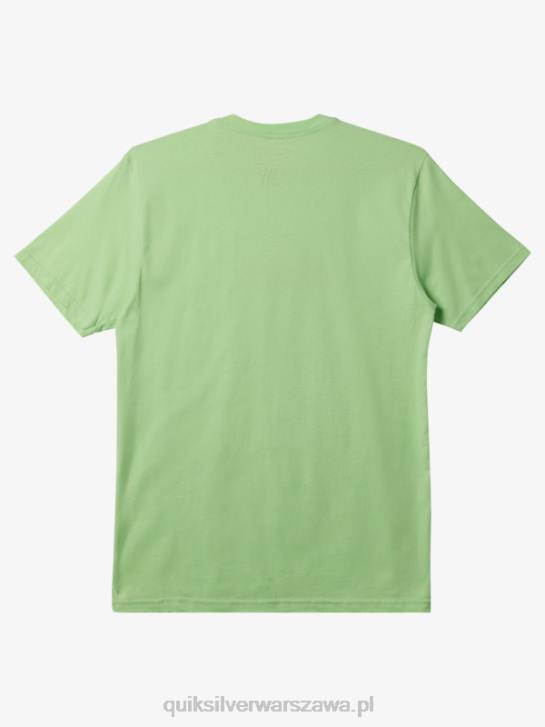 mężczyźni Quiksilver koszulka z logo firmy 4DBV196 rajska zieleń