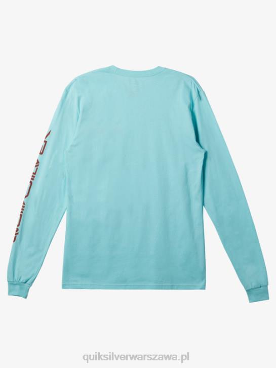 mężczyźni Quiksilver koszulka z logo omni 4DBV297 anioł niebieski
