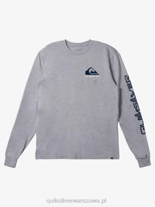 mężczyźni Quiksilver koszulka z logo omni 4DBV298 atletyczny wrzos