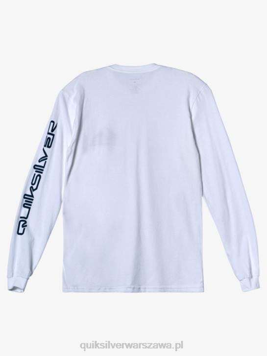 mężczyźni Quiksilver koszulka z logo omni 4DBV299 biały