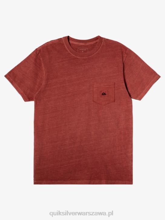 mężczyźni Quiksilver koszulka z misją podporządkowaną 4DBV1043 Marsala