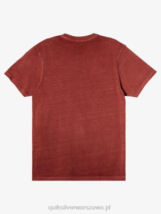 mężczyźni Quiksilver koszulka z misją podporządkowaną 4DBV1043 Marsala