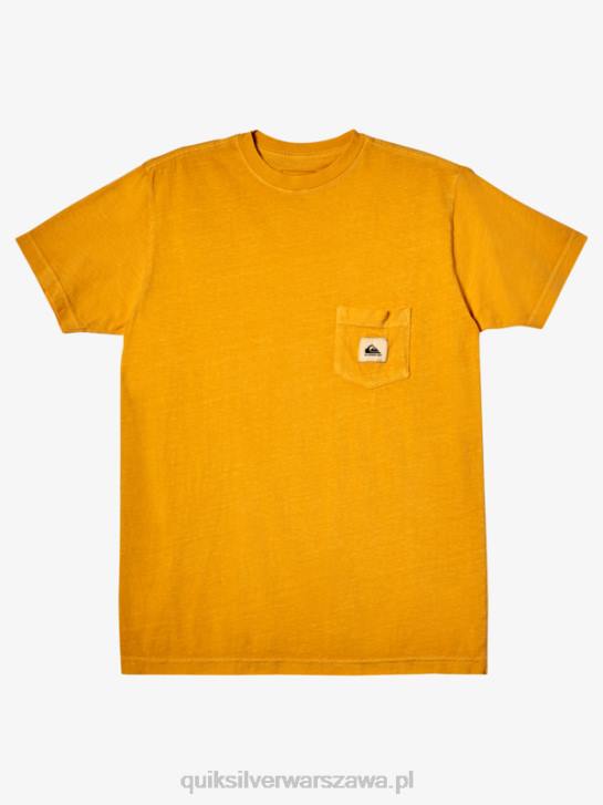 mężczyźni Quiksilver koszulka z misją podporządkowaną 4DBV1045 jasne złoto