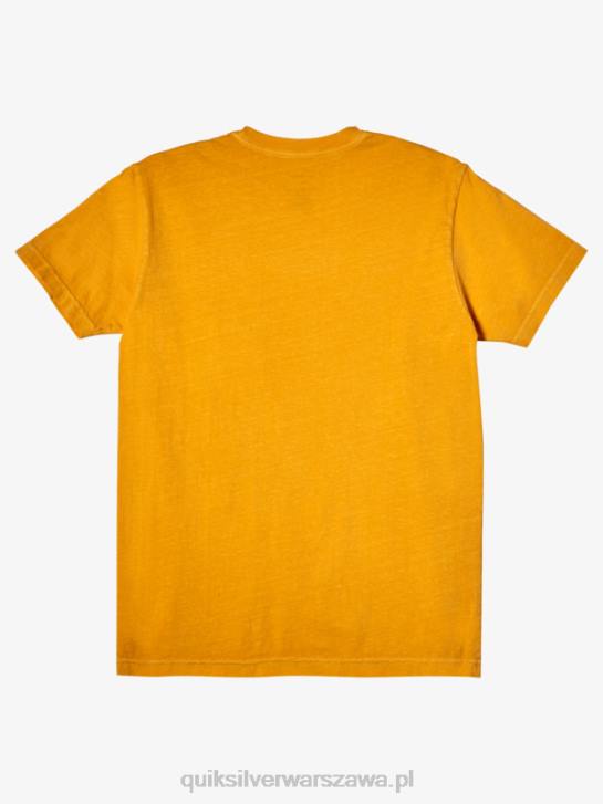 mężczyźni Quiksilver koszulka z misją podporządkowaną 4DBV1045 jasne złoto