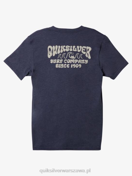 mężczyźni Quiksilver koszulka z modą blokady 4DBV529 granatowa marynarka wrzosowa