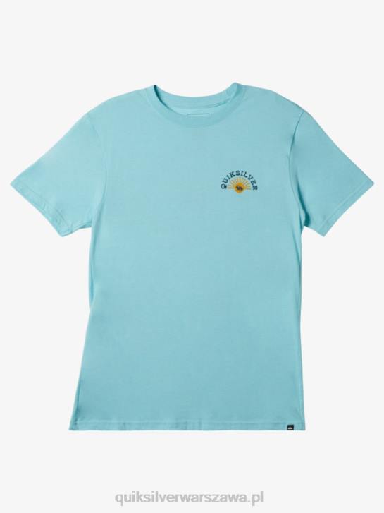 mężczyźni Quiksilver koszulka z modą flow 4DBV271 anioł niebieski wrzos