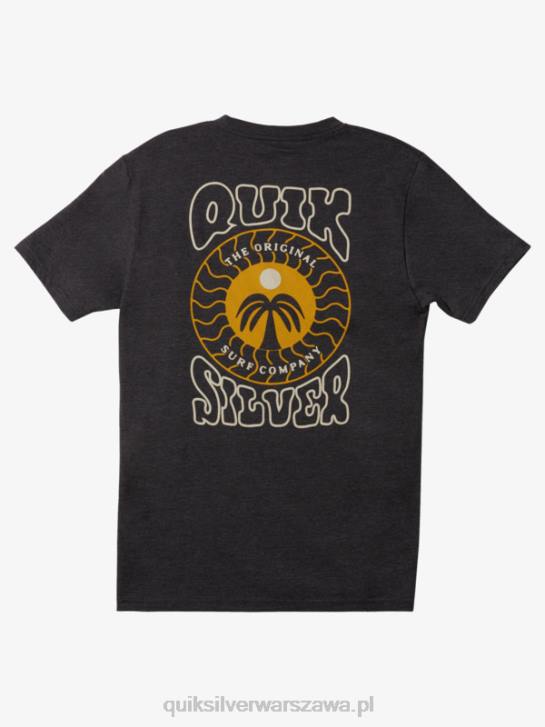 mężczyźni Quiksilver koszulka z nadrukiem 4DBV411 wrzos węglowy