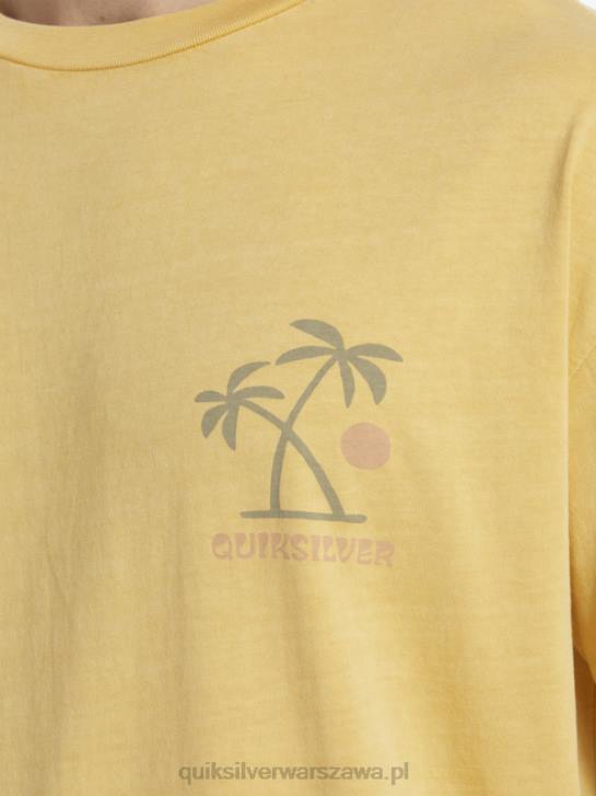 mężczyźni Quiksilver koszulka z rytuałami zachodu słońca 4DBV390 żółtko żółte