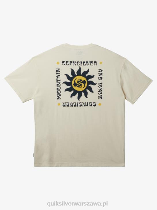 mężczyźni Quiksilver koszulka z rytuałami zachodu słońca 4DBV391 brzozowy
