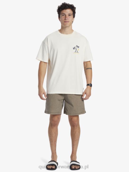 mężczyźni Quiksilver koszulka z rytuałami zachodu słońca 4DBV391 brzozowy