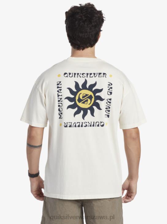 mężczyźni Quiksilver koszulka z rytuałami zachodu słońca 4DBV391 brzozowy