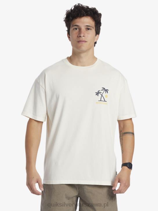 mężczyźni Quiksilver koszulka z rytuałami zachodu słońca 4DBV391 brzozowy