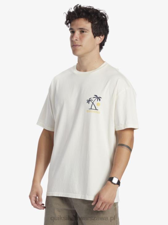 mężczyźni Quiksilver koszulka z rytuałami zachodu słońca 4DBV391 brzozowy