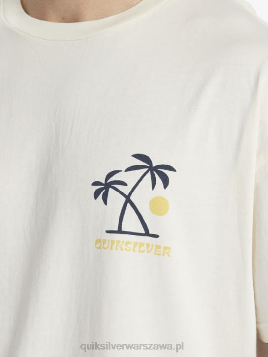 mężczyźni Quiksilver koszulka z rytuałami zachodu słońca 4DBV391 brzozowy
