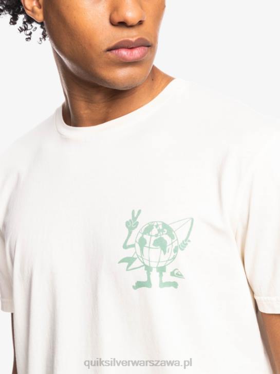 mężczyźni Quiksilver koszulka z ukrytą wiadomością 4DBV1762 brzozowy