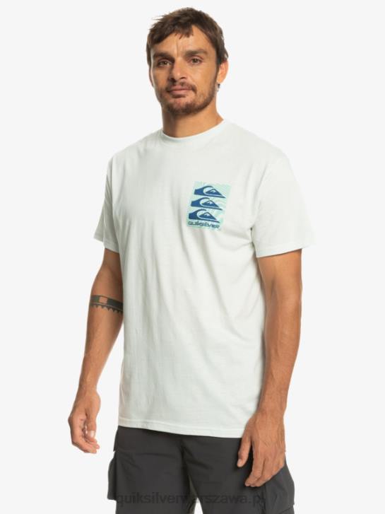 mężczyźni Quiksilver koszulka z wypaczonymi wzorami 4DBV1013 Królewna Śnieżka