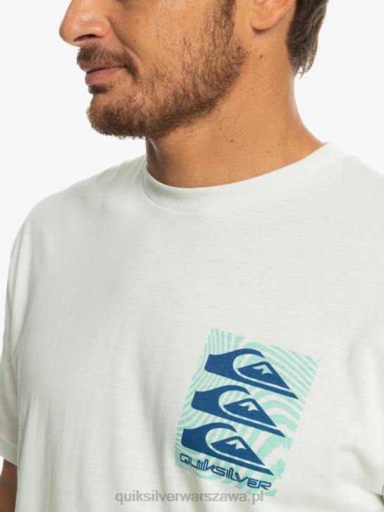 mężczyźni Quiksilver koszulka z wypaczonymi wzorami 4DBV1013 Królewna Śnieżka