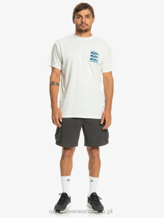 mężczyźni Quiksilver koszulka z wypaczonymi wzorami 4DBV1013 Królewna Śnieżka