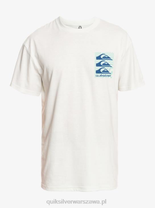 mężczyźni Quiksilver koszulka z wypaczonymi wzorami 4DBV1013 Królewna Śnieżka