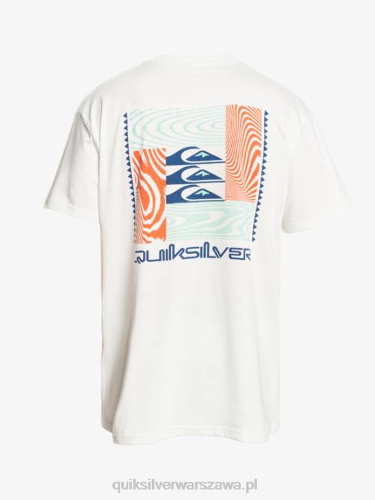mężczyźni Quiksilver koszulka z wypaczonymi wzorami 4DBV1013 Królewna Śnieżka